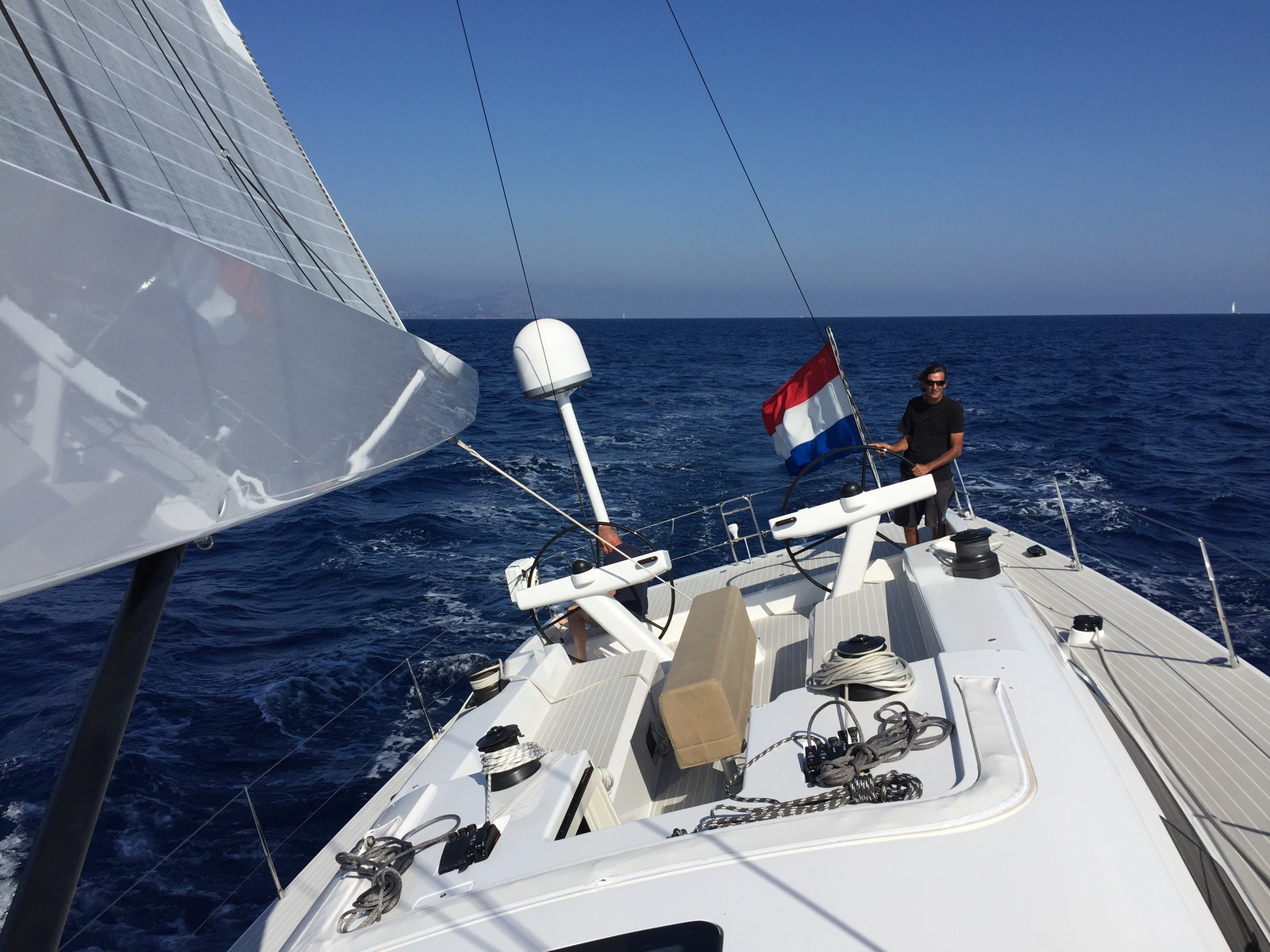 Sailing during Les Voiles de Saint-Tropez